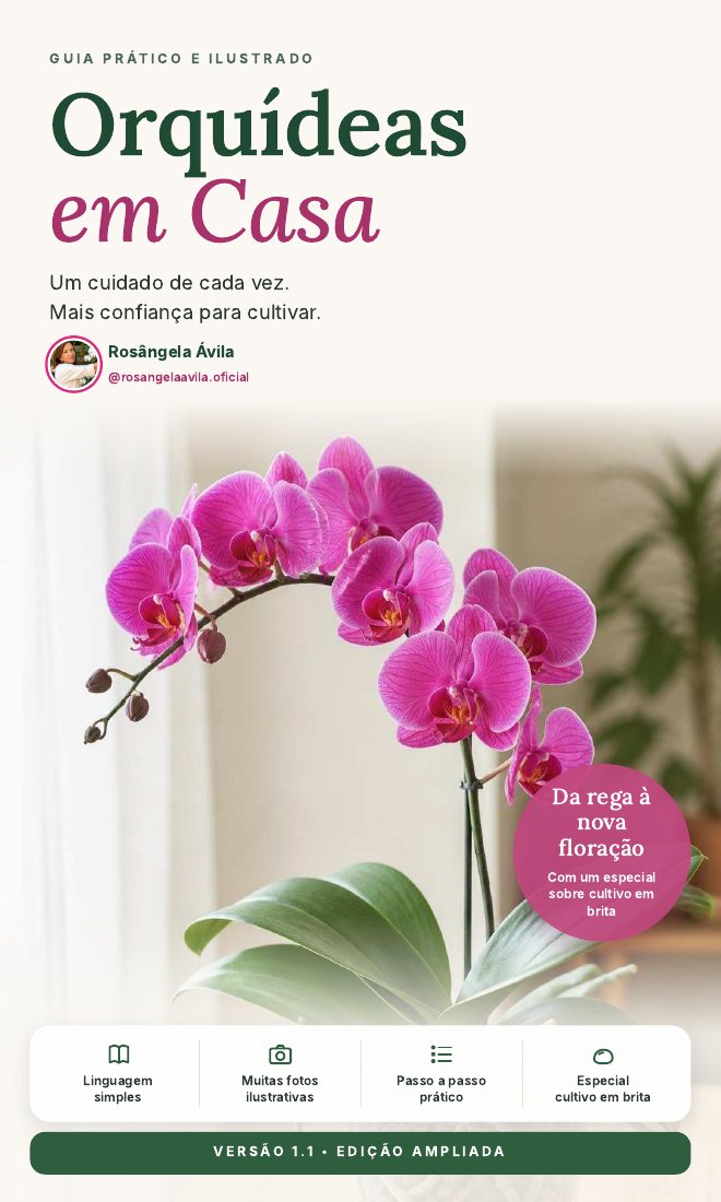 Capa do ebook Orquídeas em Casa